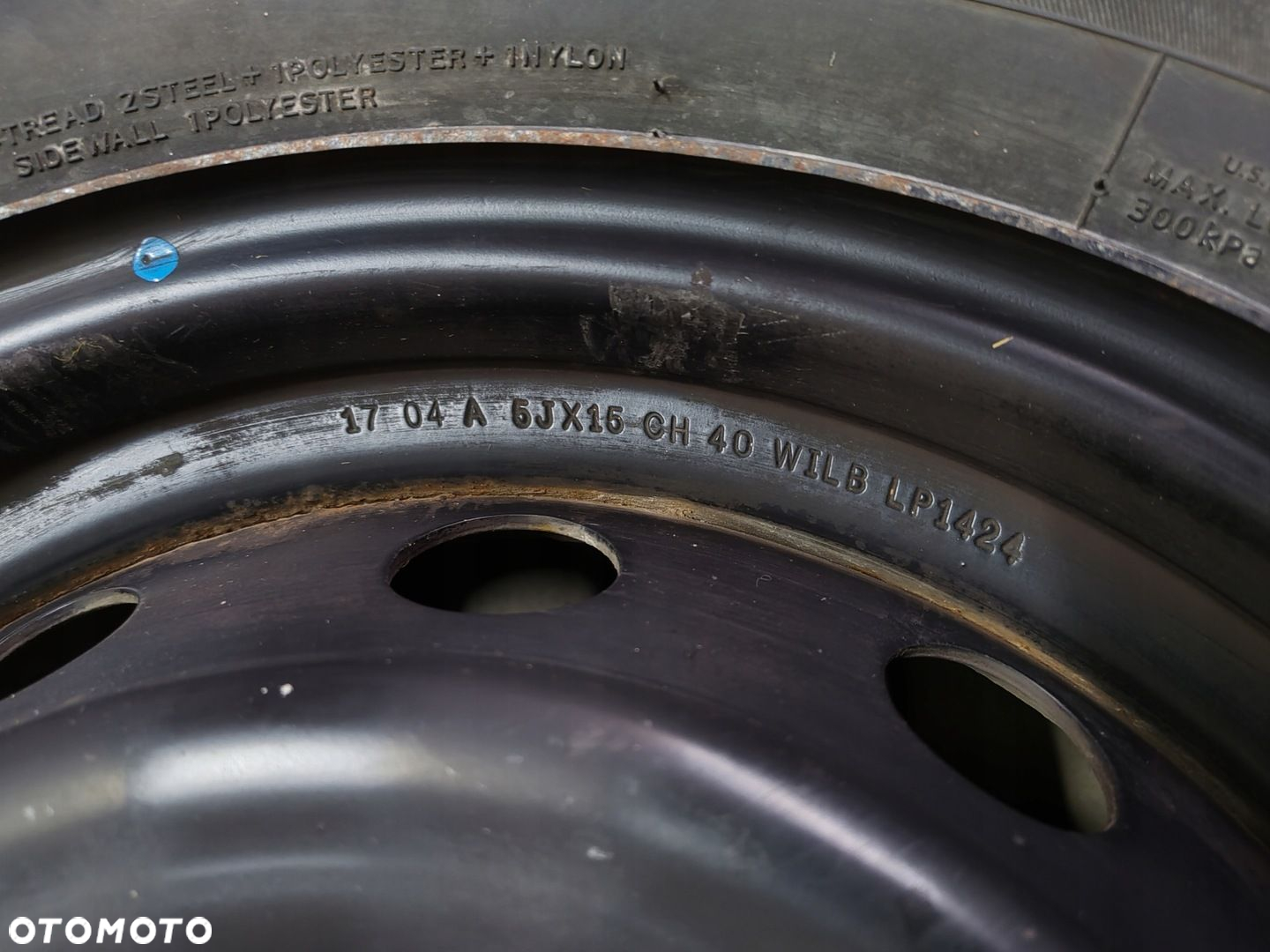 Felga stalowa z czujnikiem ciśnienia 15 5j 4x100 SUZUKI BALENO II 15- - 2