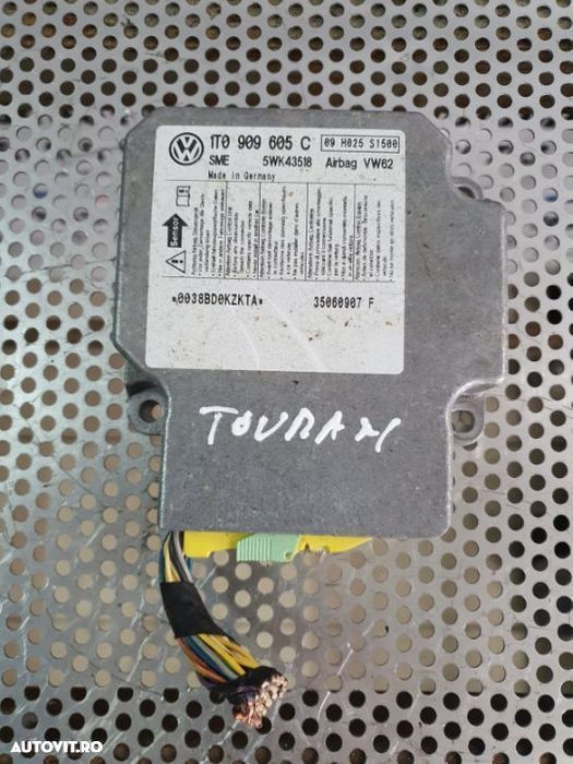 Calculator Modul Airbag VW Touran Golf 5 Skoda Seat  An 2003-2009 - 2