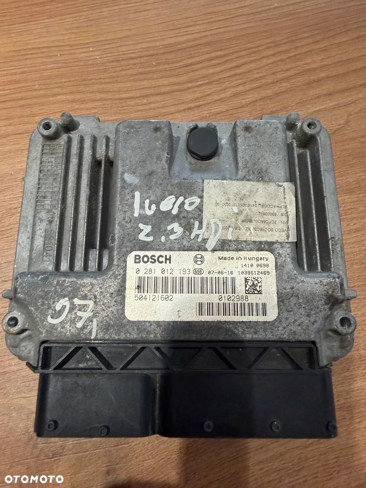 Iveco Daily 2,3 HPI 06-12r E4 sterownik silnika 0281012193 - 1