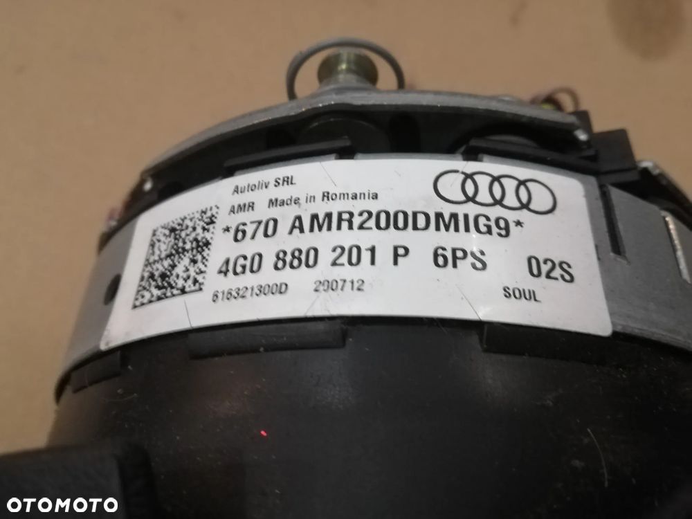 Audi a6 c7 2012r kierownica kompletna poduszka 4G0880201P - 2