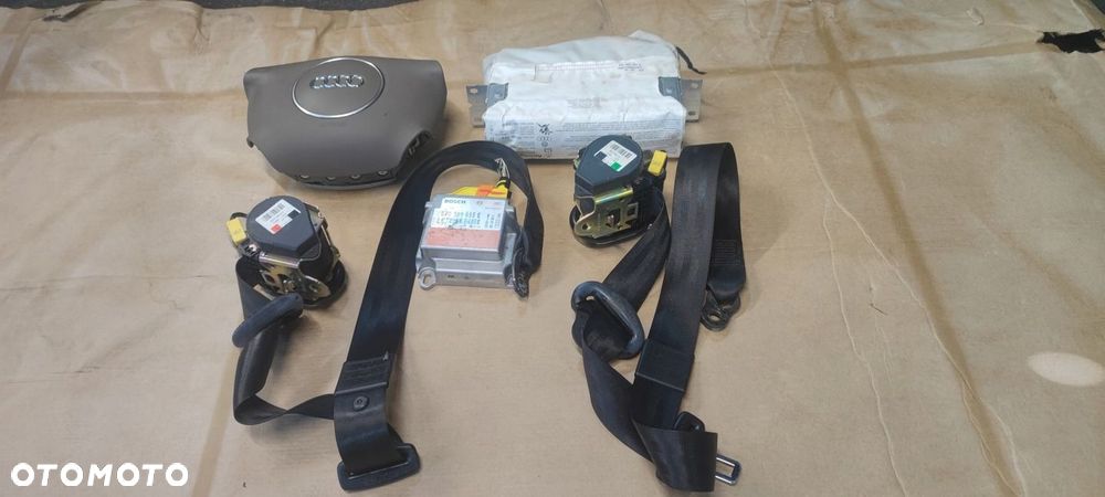 AUDI A2 PODUSZKA AIRBAG KIEROWCY PASAŻERA PASY SENSOR - KOMPLET - 1
