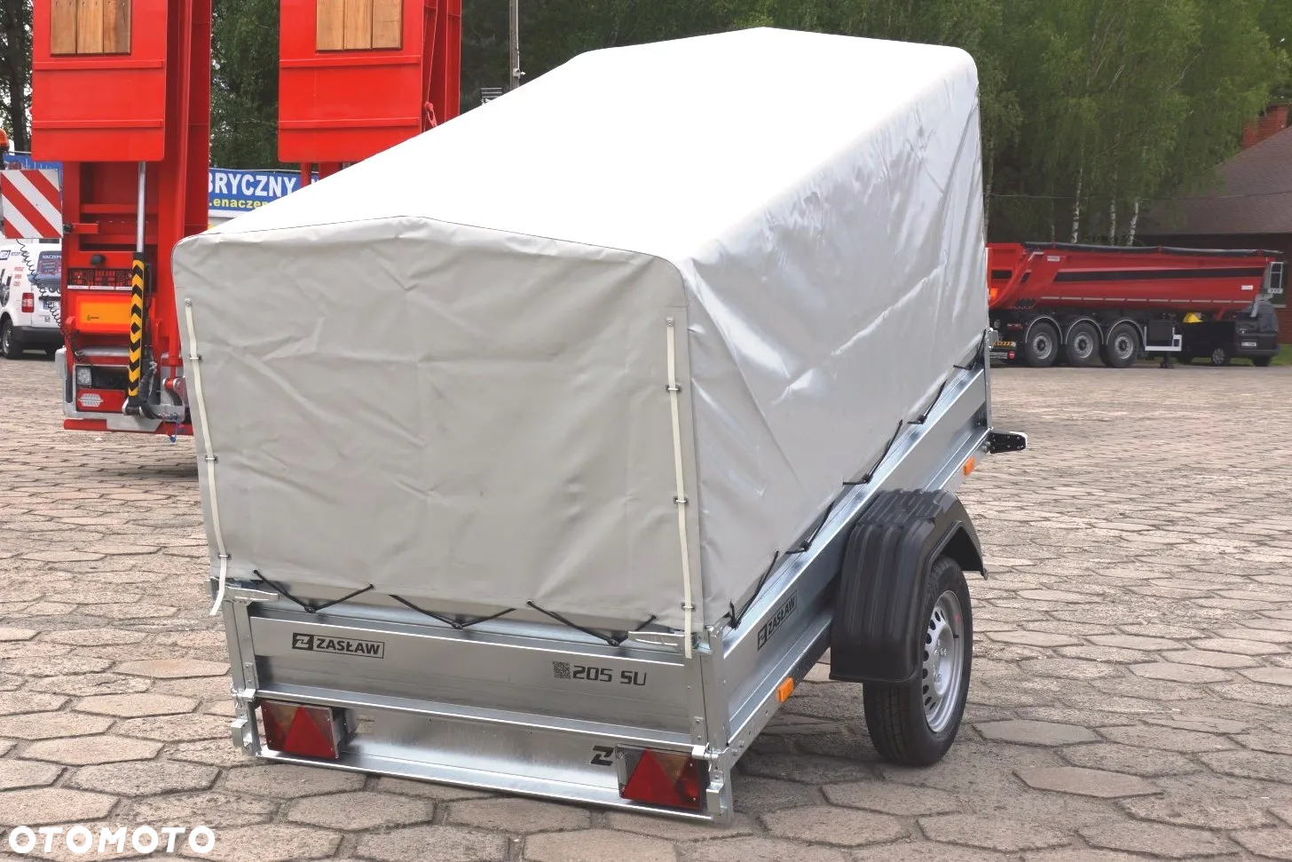 Zaslaw 1 oś, przyczepa na prawko B Ład 600 KG ! - 20