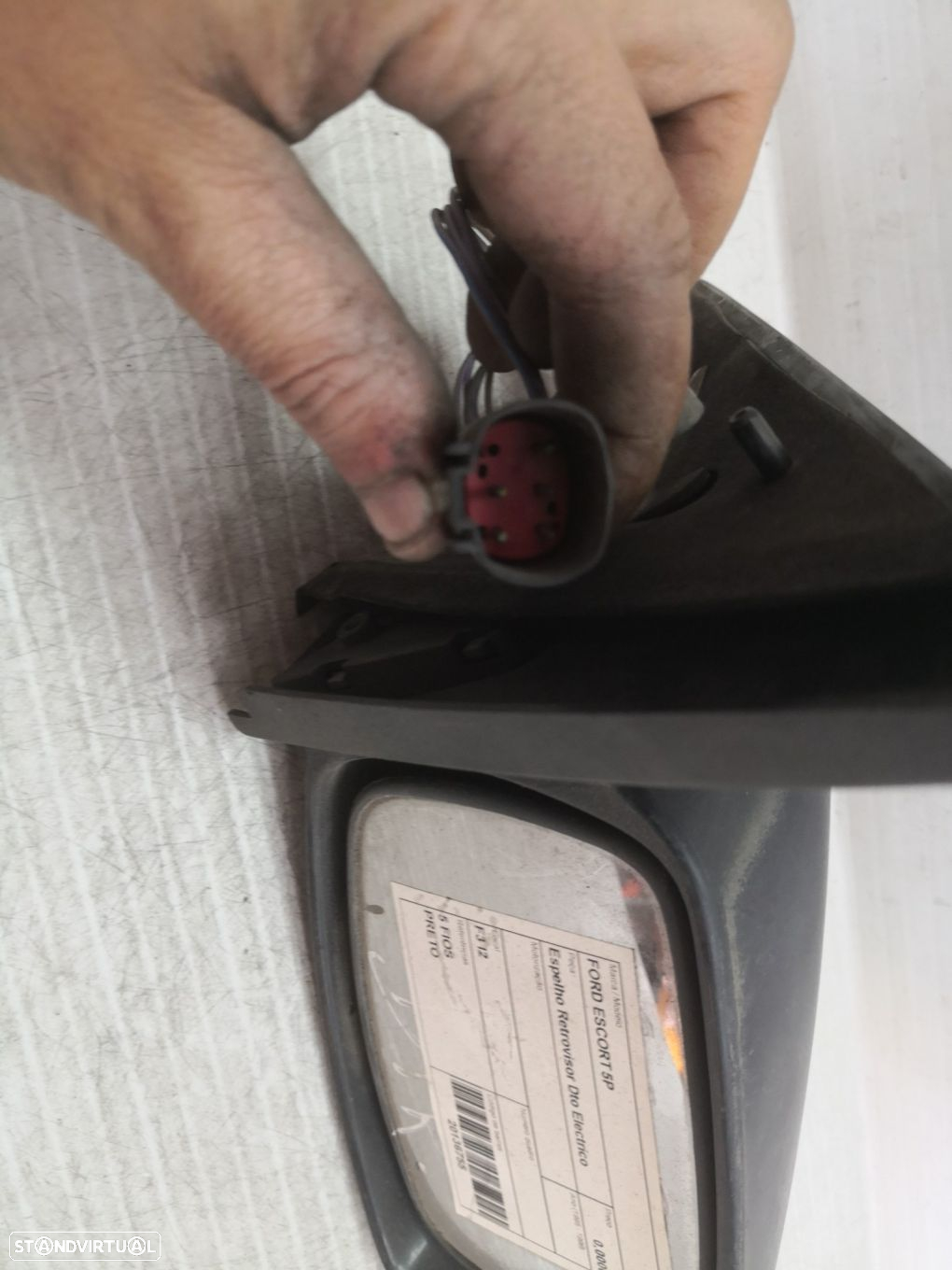 Espelho Retrovisor Dto Electrico Ford Escort Vi (Gal, Aal, Abl) - 2