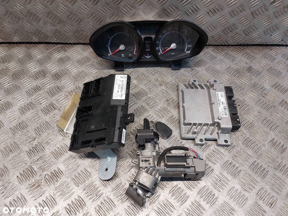 ZESTAW STARTOWY (USZKODZONY) FORD FIESTA MK6 AV21-12A650-BB 1.25 2010r - 1