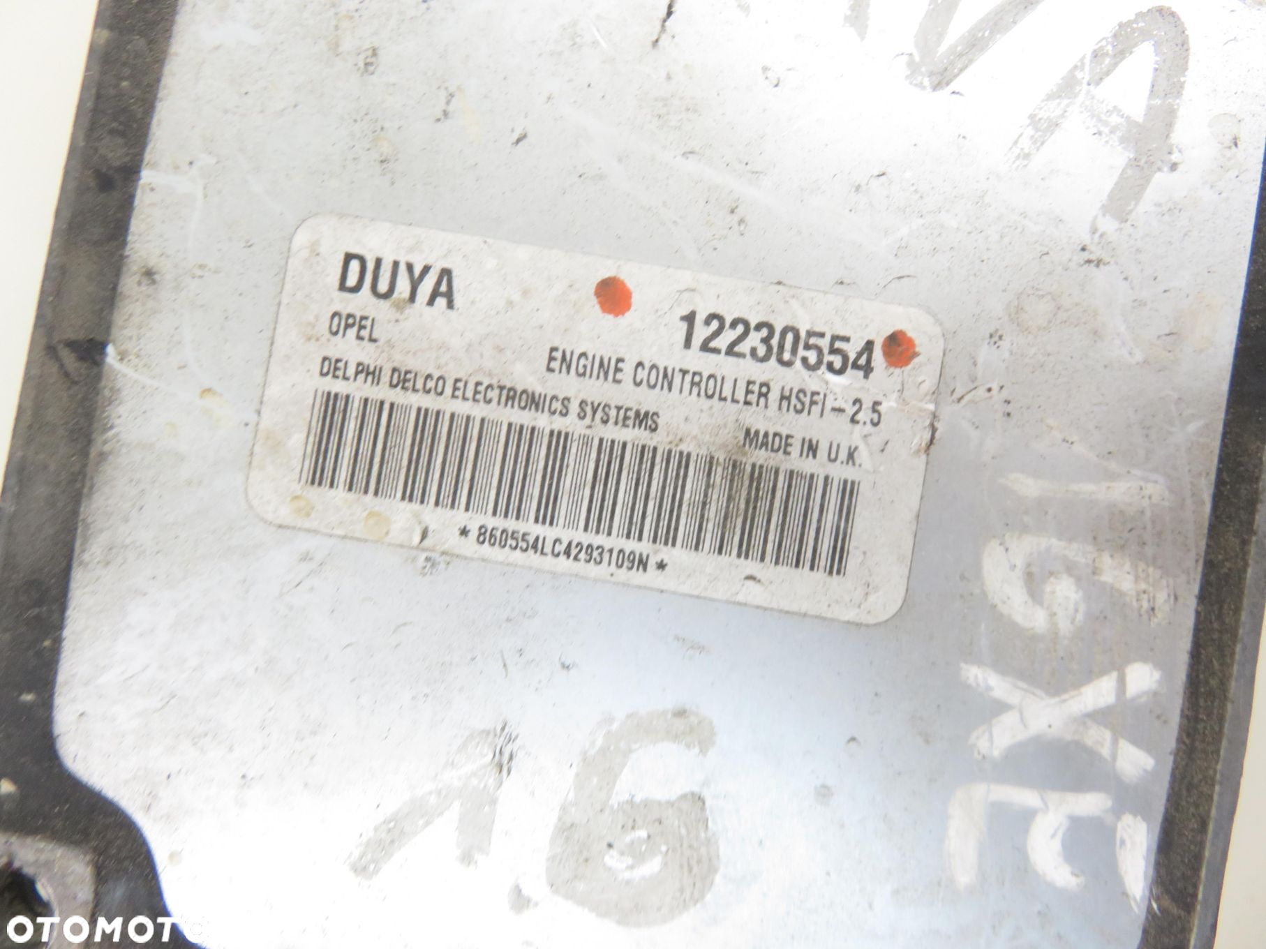 STACYJKA STEROWNIK OPEL MERIVA A 1.6 16V  13144390 5WK47631 12230554 - 13