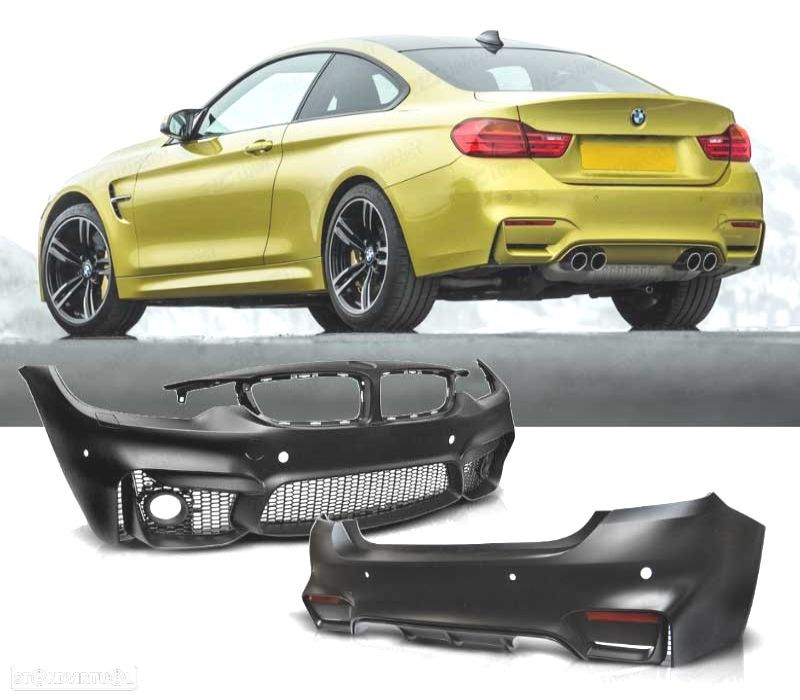 KIT PARA-CHOQUES BMW F32 F33 LOOK M4 PDC - 1