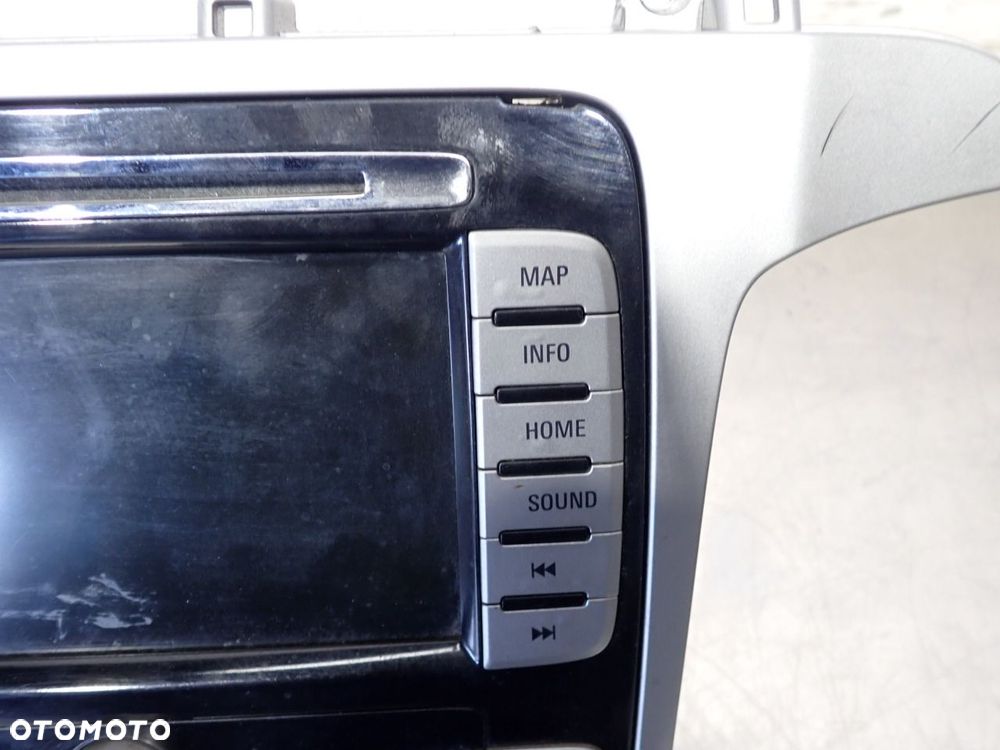 RADIO Z NAWIGACJĄ PANEL STEROWANIA NAWIEWU FORD S-MAX I 7S7T18K931BH - 2