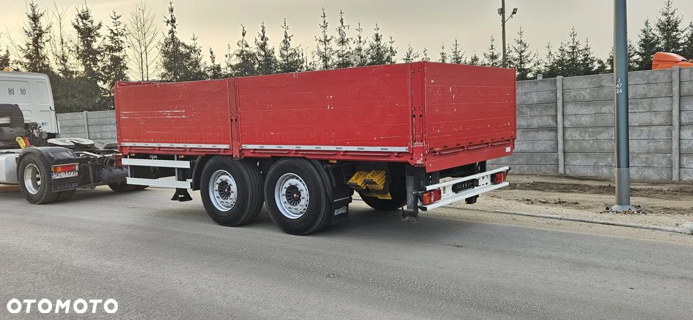 Schmitz Cargobull ocynkowana tandem z Niemiec budowlana burtowa - 4