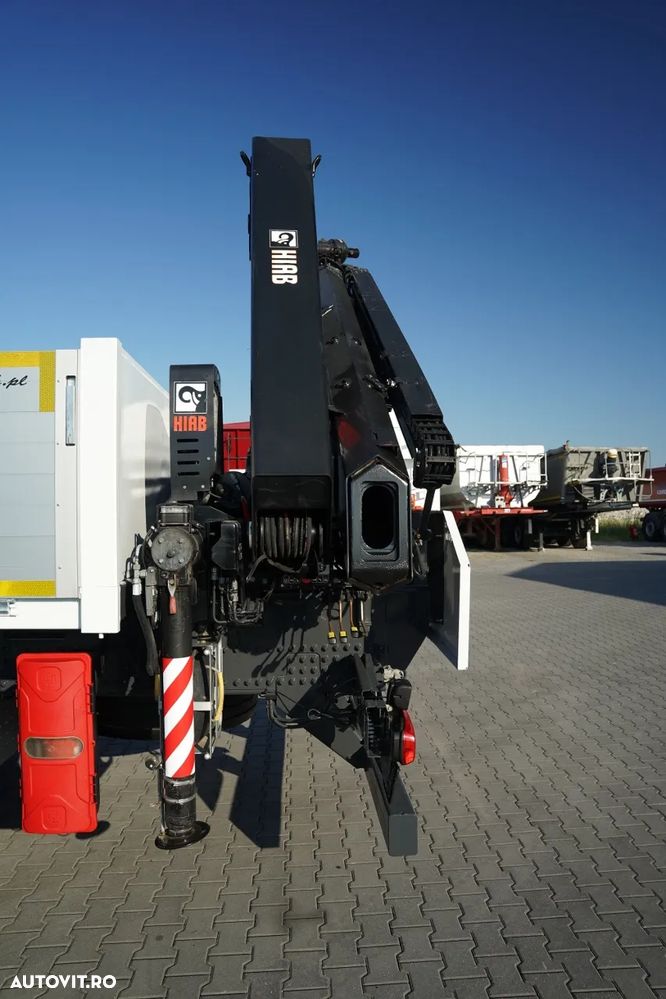 Mercedes-Benz AROCS 2636 / 6x4 / LIVRARE 7,6 M + HIAB 188 B-3 HDS / PODEA REZISTENTĂ / RADIOCOMANDĂ / ROTATOARE / FURCĂ PENTRU PALEȚI / EURO 6 - 24