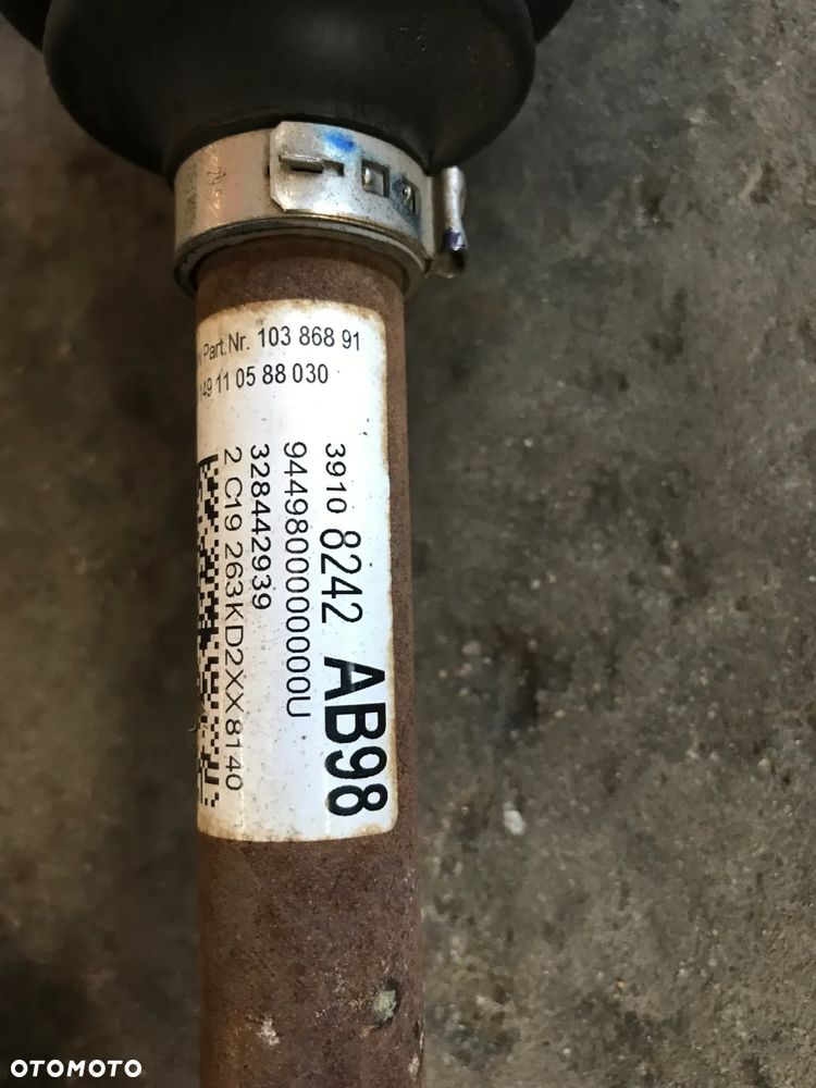 OPEL ASTRA K V 1.0T PÓŁOŚ 39108242 - 2