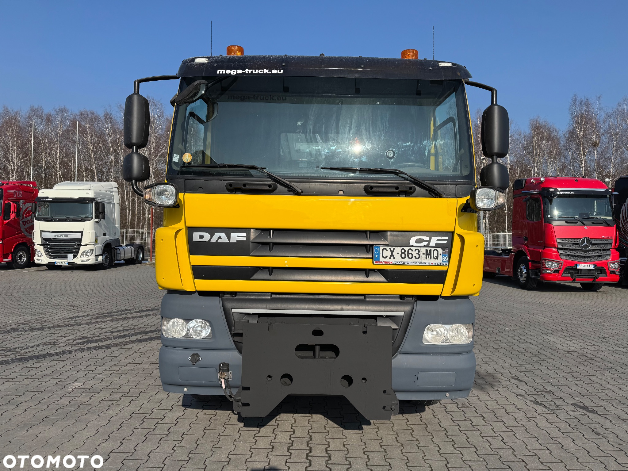 DAF CF 85.410 ATe 6x4 DŻWIG HDS HYDROBURTA OPONY-90% - 2