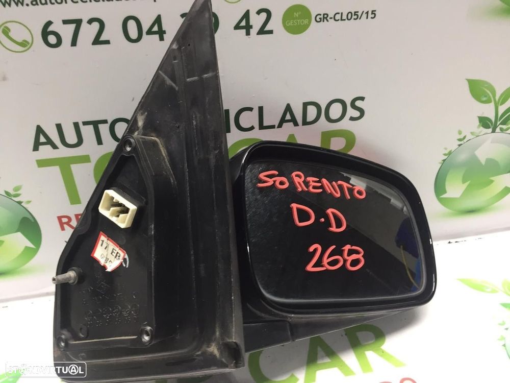 ESPELHO RETROVISOR DIREITO KIA SORENTO I 2007 - 2