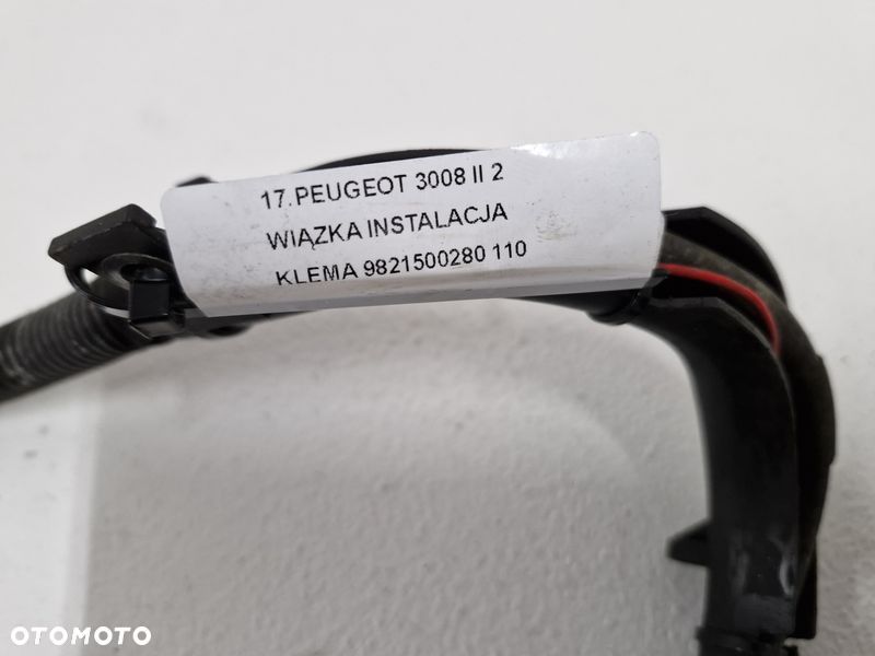PEUGEOT 3008 II 2 WIĄZKA INSTALACJI KLEMA 9821500280 - 6