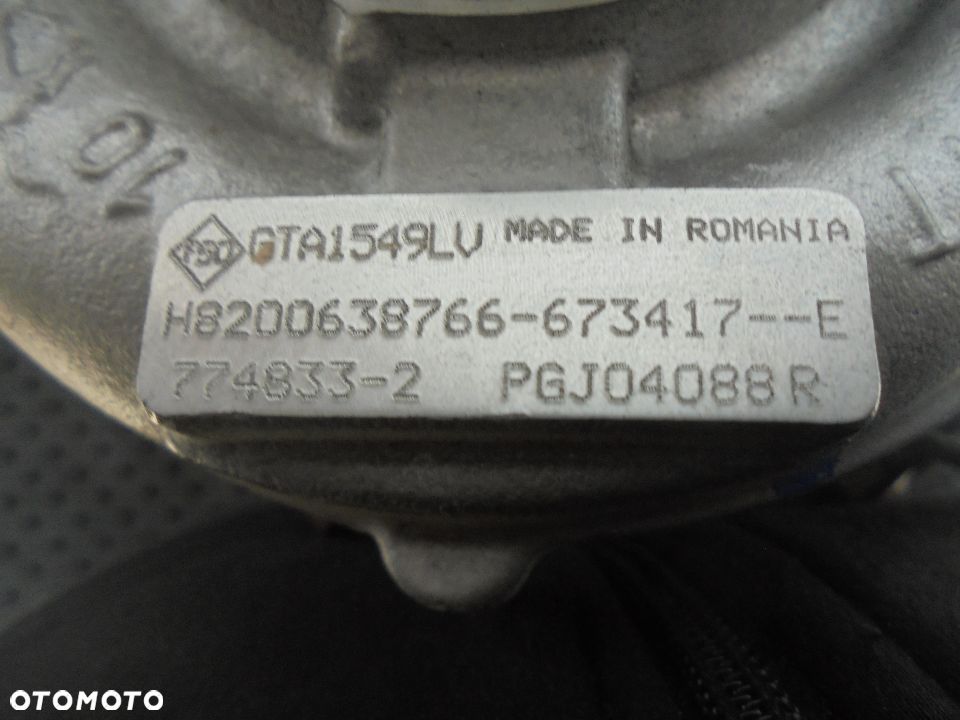 NISSAN QASHQAI 2.0 DCI TURBOSPREZARKA TURBINA LIFT - 3