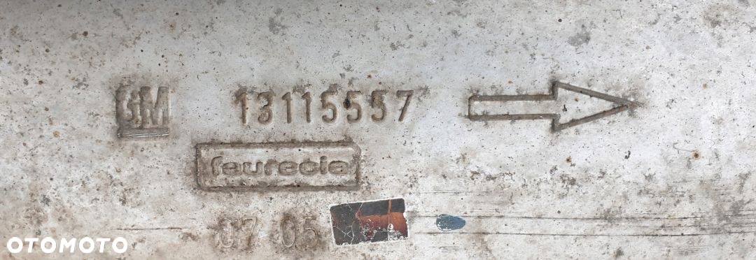OPEL ASTRA H 1.4 B TŁUMIK WYDECH 13159000 13115557 - 5