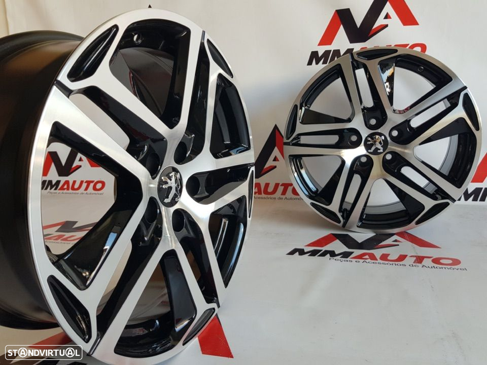 Jantes Peugeot 308 Black 17 (5x108) - 6