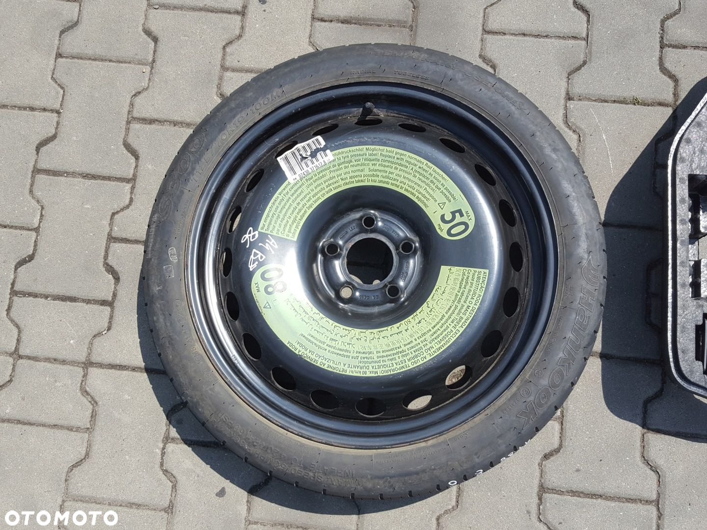 AUDI A4 B8 08-16r A5 8T KOŁO DOJAZDOWE 19 5X112 LEWAREK - 3