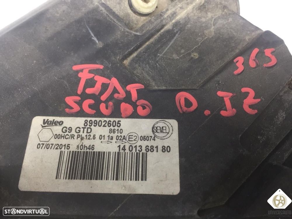 FAROL ESQUERDO FIAT SCUDO 2016 - 1