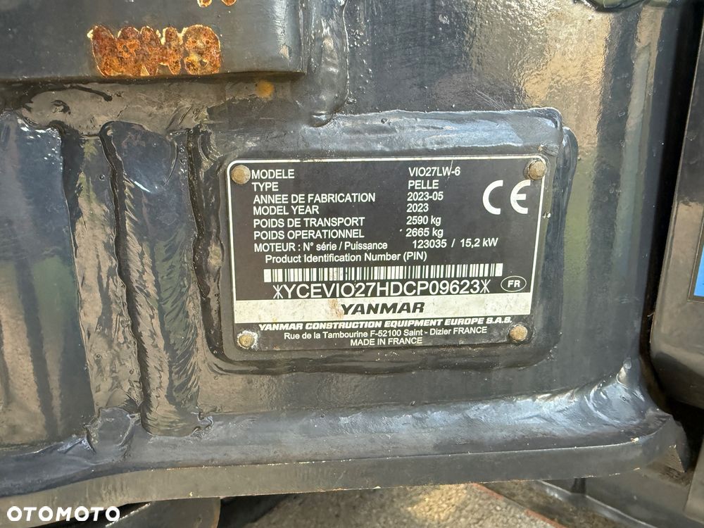 Yanmar Minikoparka ViO27 - 14
