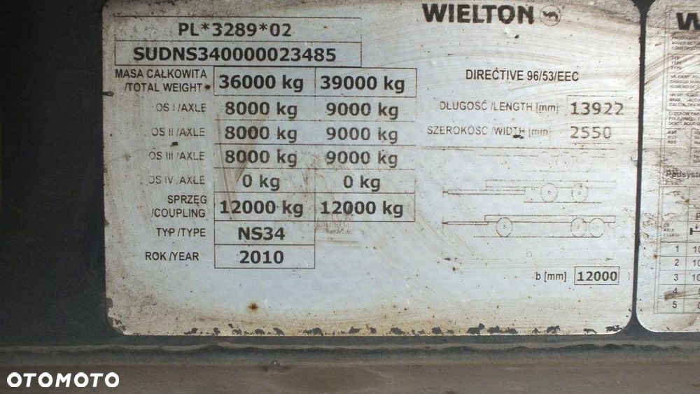 Wielton NS 34 36.0t - 12