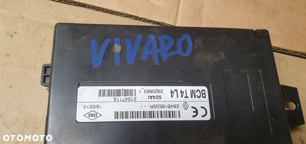 Moduł sterownik BCM Opel Vivaro B Trafic III 284B18533R - 7