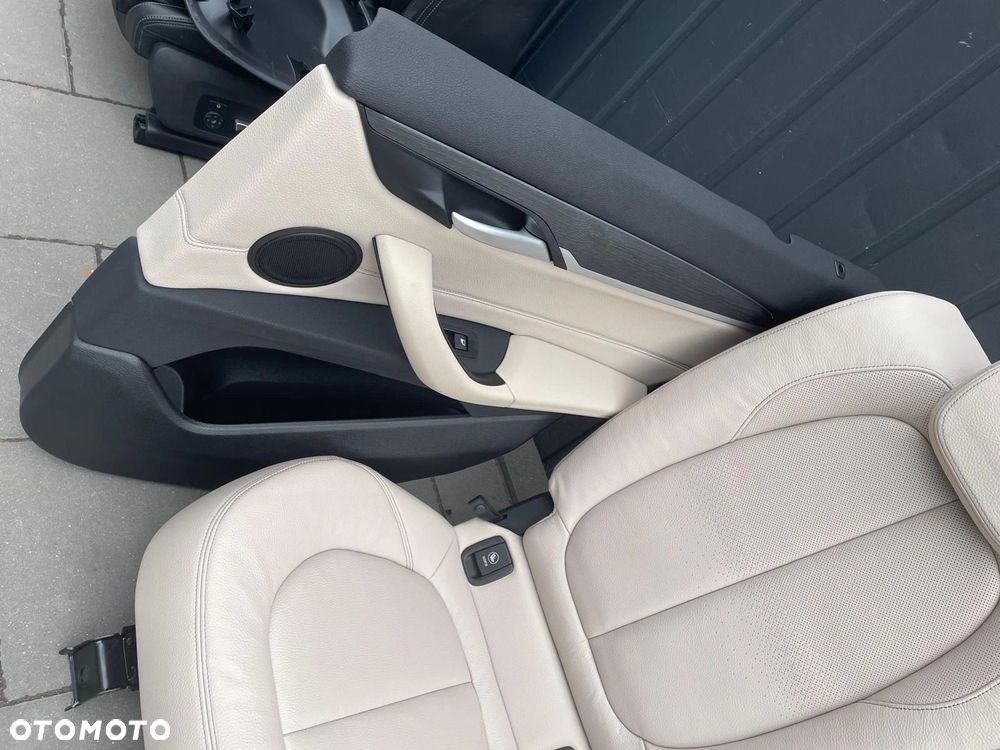 FOTELE TAPICERKA BMW X1 F48 SKÓRA ELEKTRYCZNE GRZANE OYSTER - 11