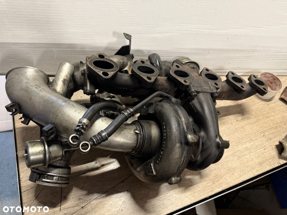 Turbosprężarki turbo 535d e60 272KM na podciśnienie kompletny zespół - 5