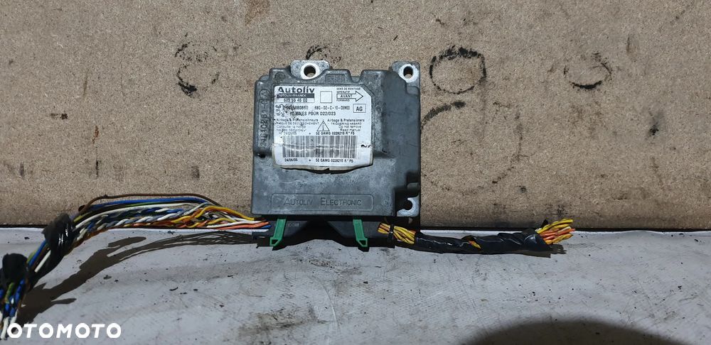 Peugeot 407 Moduł Poduszek Sensor AirBag 603554600 - 2