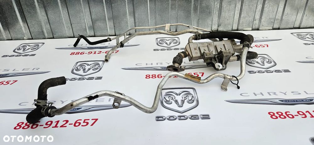 Chrysler Pacifica 2016- 3.6 V6 Chłodnica spalin EGR Chłodniczka 05281255AJ przewód wody rura wody rurka aluminiowa - 2