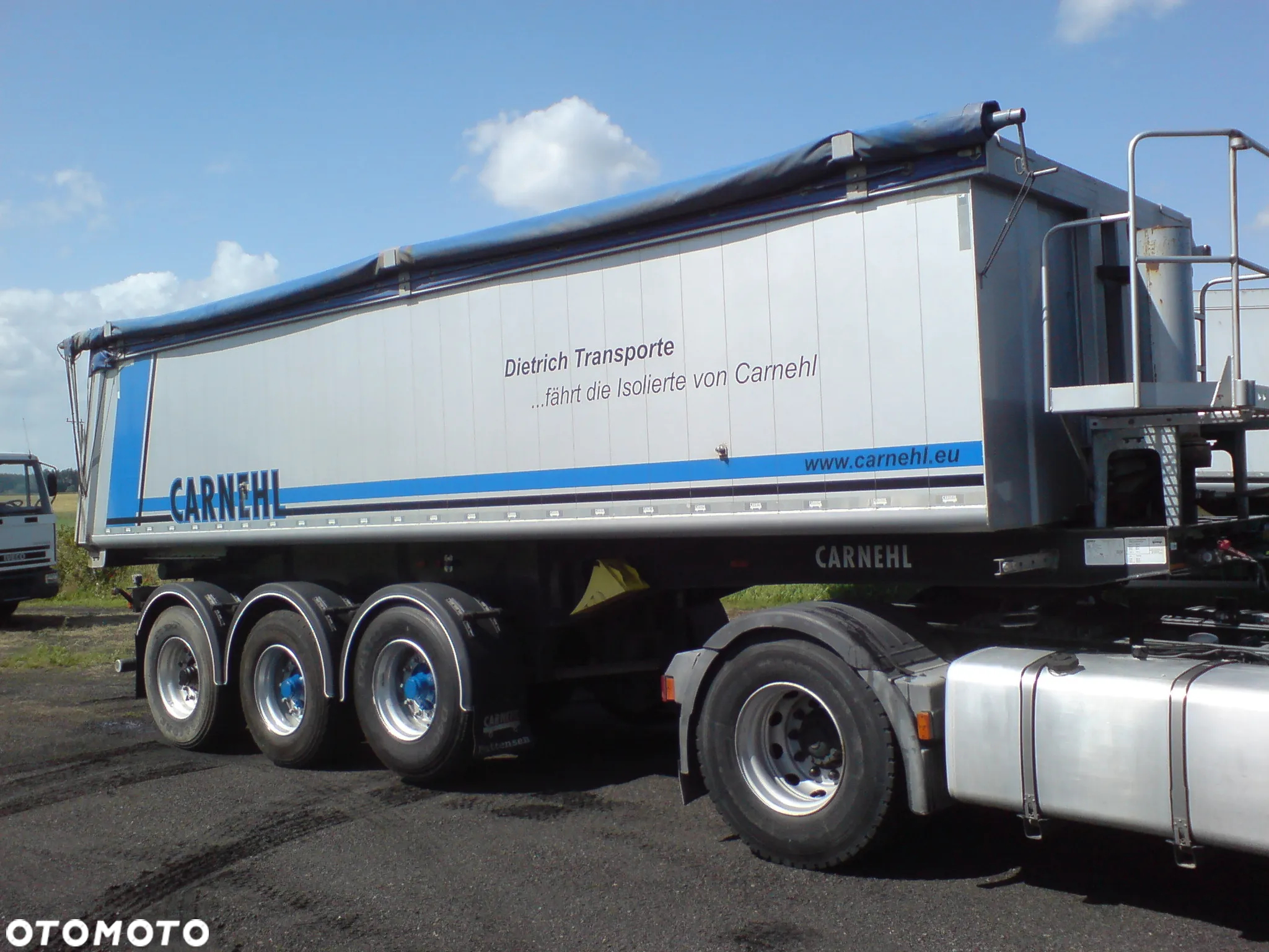Carnehl CHKS/A 25m3 5460kg wkładka Hardox Thermo Naczepa wywrotka mało eksploatowana - 7