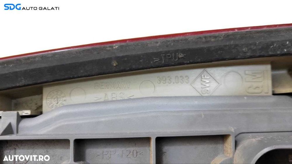 Stop Lampa Tripla Stanga Opel Astra G Break Combi Caravan 1998 - 2007 Cod 393033 [A0058] - 6
