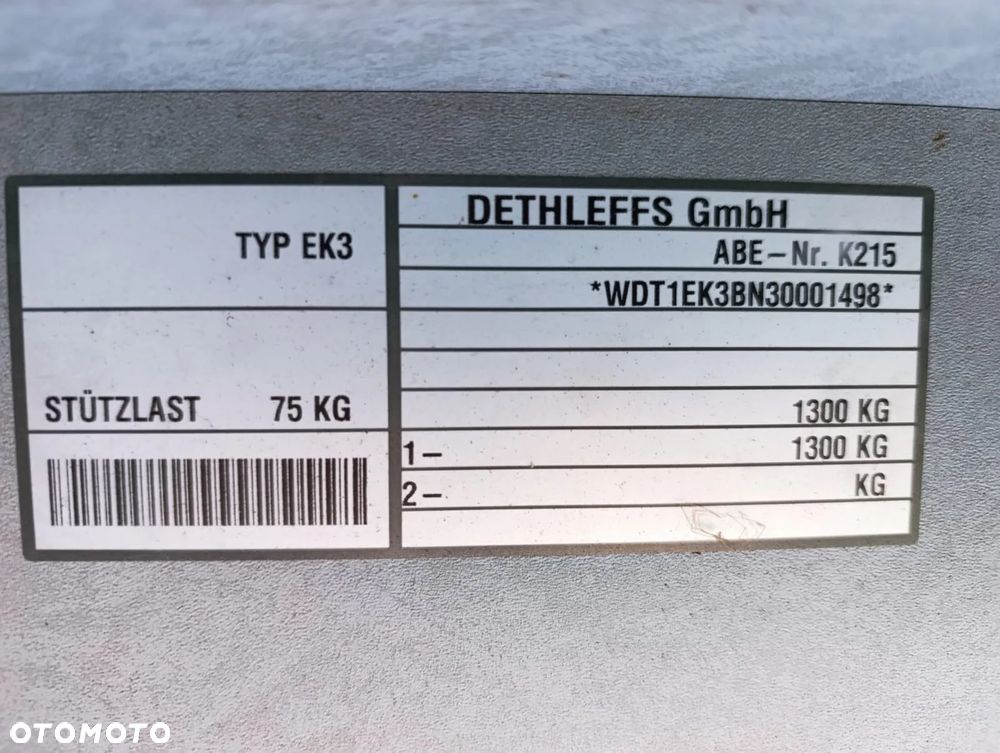 Dethleffs 490 TK 1300kg Hobby 490 KMF - 28