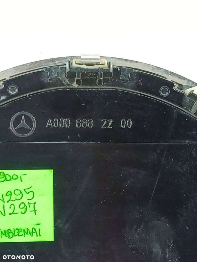 emblemat zderzaka przód znaczek przedni logo eqe w295 eqs w297 a0008882200 - 8