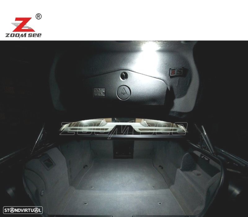 KIT COMPLETO DE 19 LÂMPADAS LED INTERIOR PARA BMW 7 SERIE E38 SEDAN 725TDS 728I 728IL 728I X 94-01 - 4