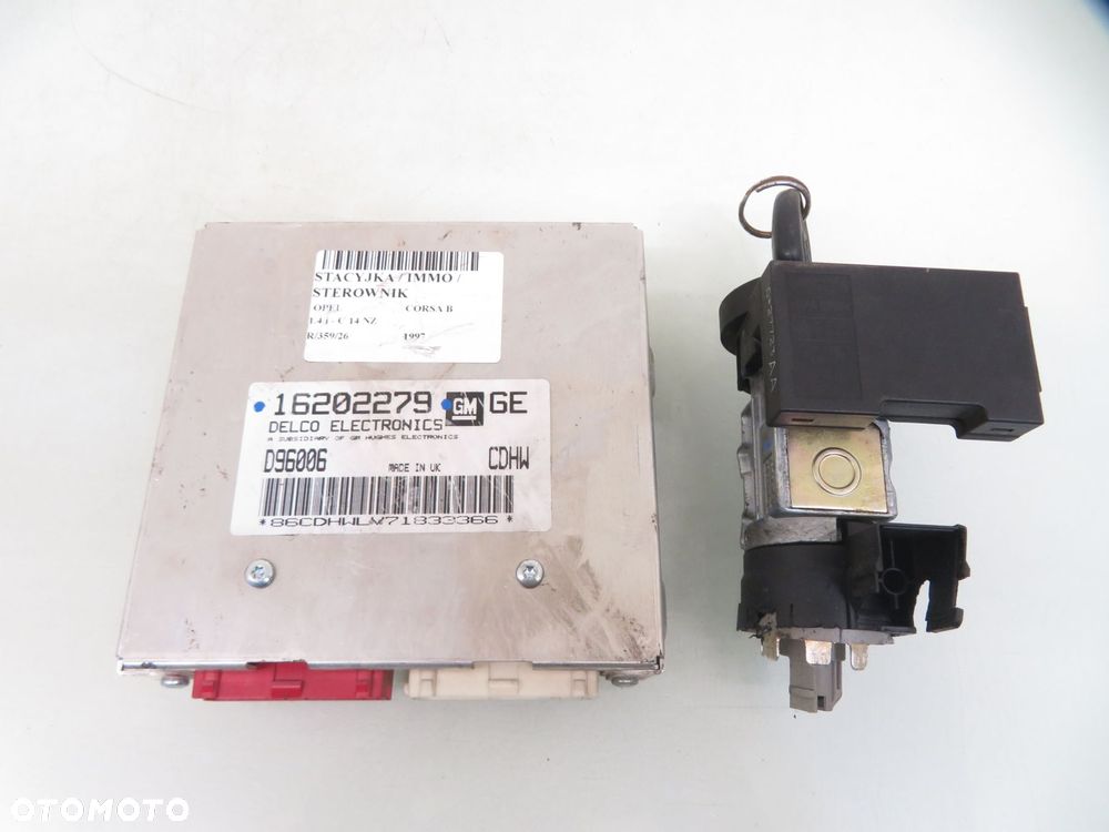 STACYJKA STEROWNIK OPEL CORSA B 1.4 16202279 26034041 26034040 - 1