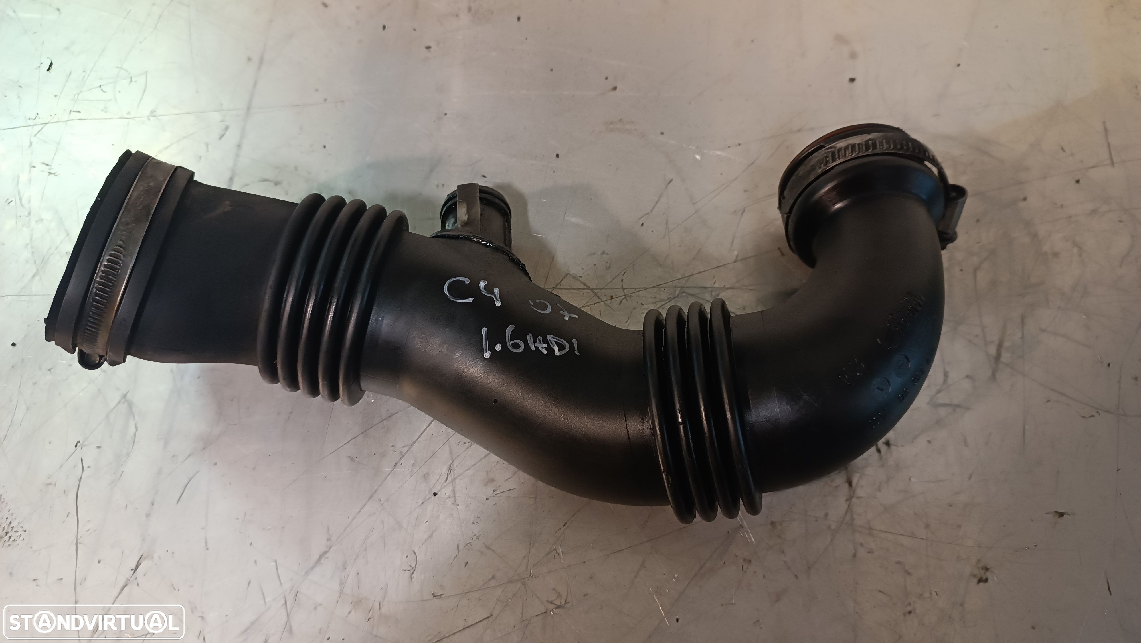TUBO ADMISSÃO AR TURBO PEUGEOT 307 /308 CITROEN C4 1.6HDI 9656953680 9687883680 - 1