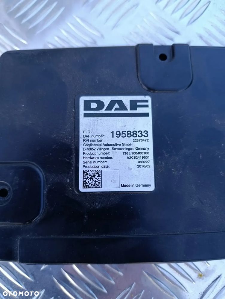 STEROWNIK MODUŁ ŚWIATEŁ DAF LF EURO 6 1958833 - 3