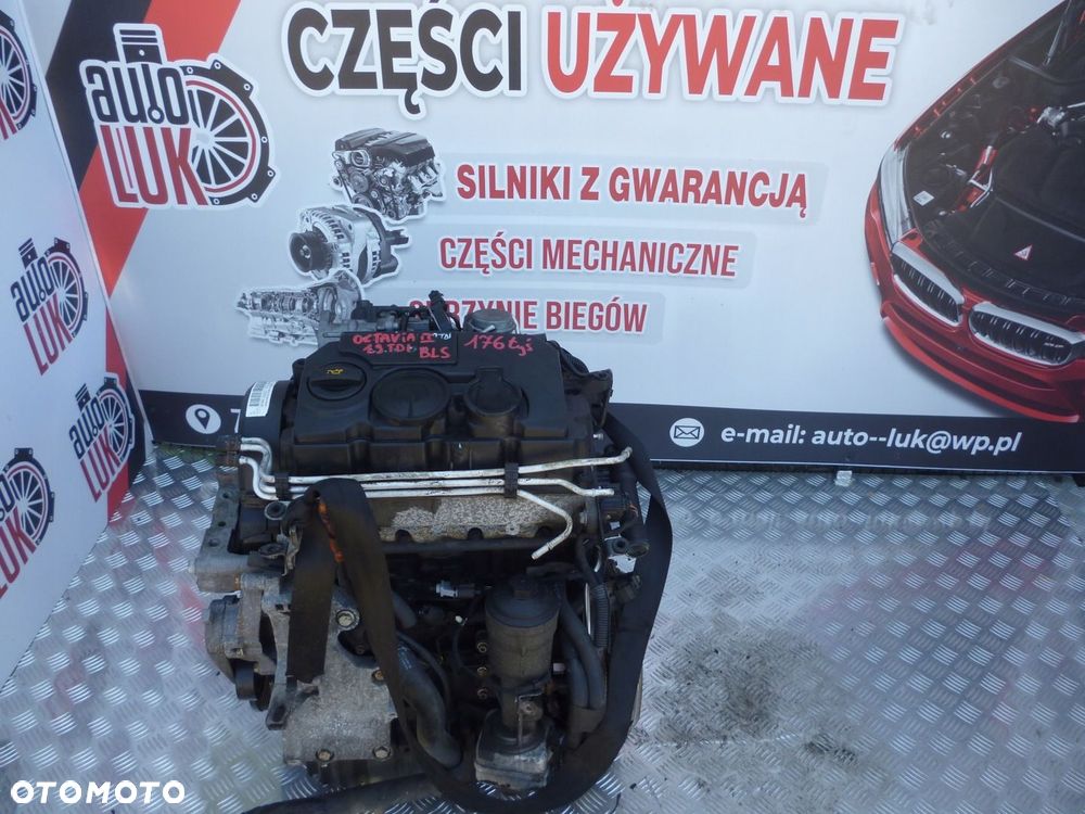 SILNIK SKODA OCTAVIA 1.9 TDI BLS 176 TYS  POMPOWTRYSKI