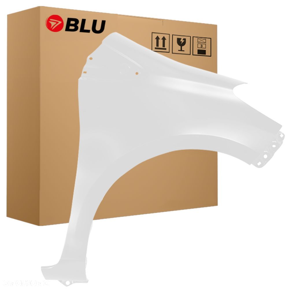 BLU Błotnik TOYOTA YARIS III 3 XP130 068 prawy biały 2011-2020 przód PolarWeiß PianoWeiß - 1