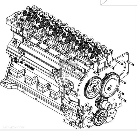 John Deere 6920 6920S Słupek Blok Kompletny CZĘŚCI SE500737 - 1