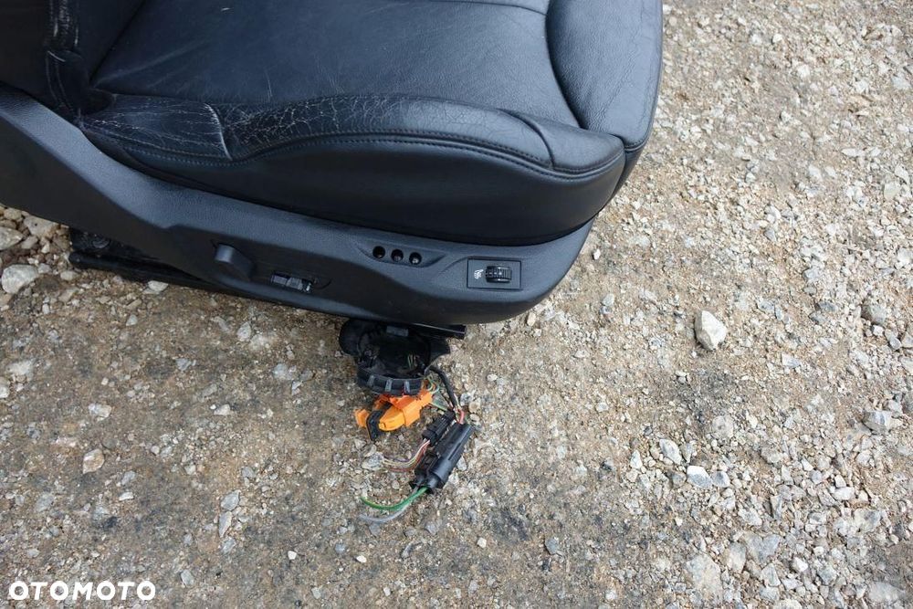 FOTEL FOTELE KANAPA KPL CZARNA SKÓRA SPORT PEUGEOT 307 CABRIO 3245233425 - 6