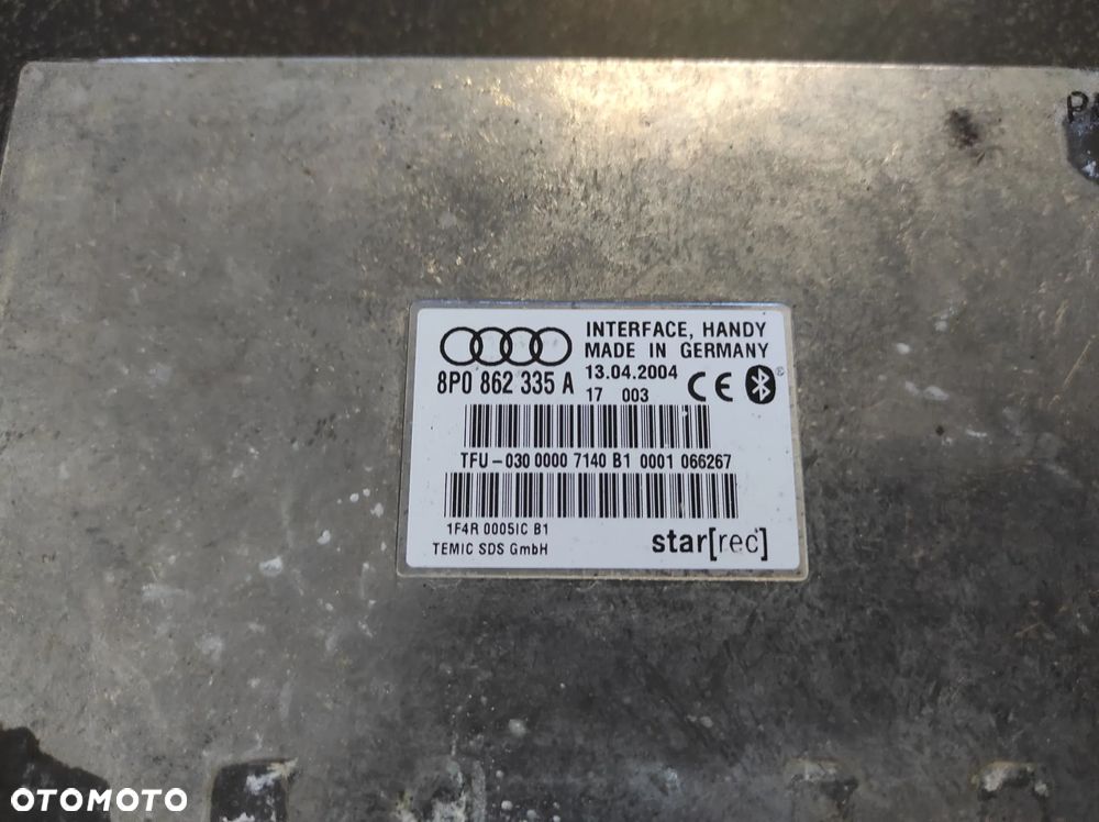 STEROWNIK MODUŁ BLUETOOTH 8P0862335A AUDI A3 8P A4 B6 WYSYŁKA !!!! - 2