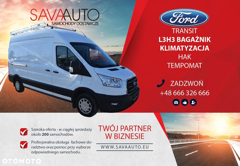 Ford TRANSIT ​*LIFT​*L3H3​*130KM​*TEMPOMAT​​*KLIMA​* - 1