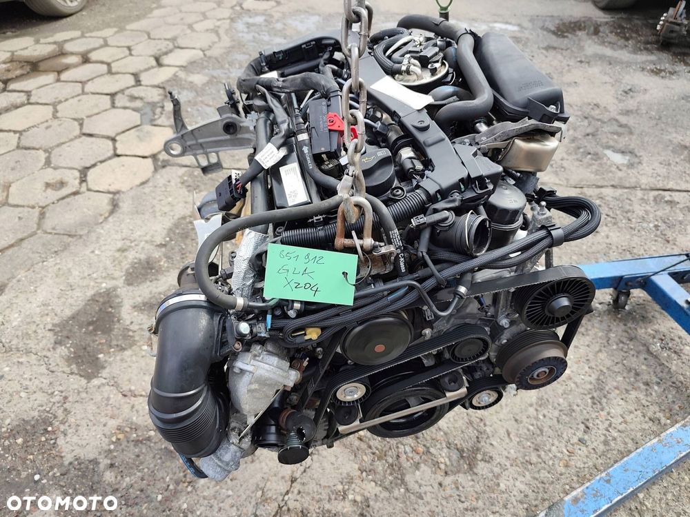 MERCEDES X204 SILNIK 2.2 CDI 4MATIC KOMPLETNY 651912 - 5