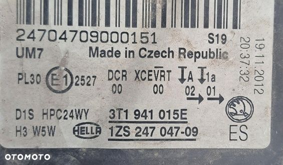 skoda superb ii 08-13r maska zderzak pas błotnik xenon lf9e europa - 9