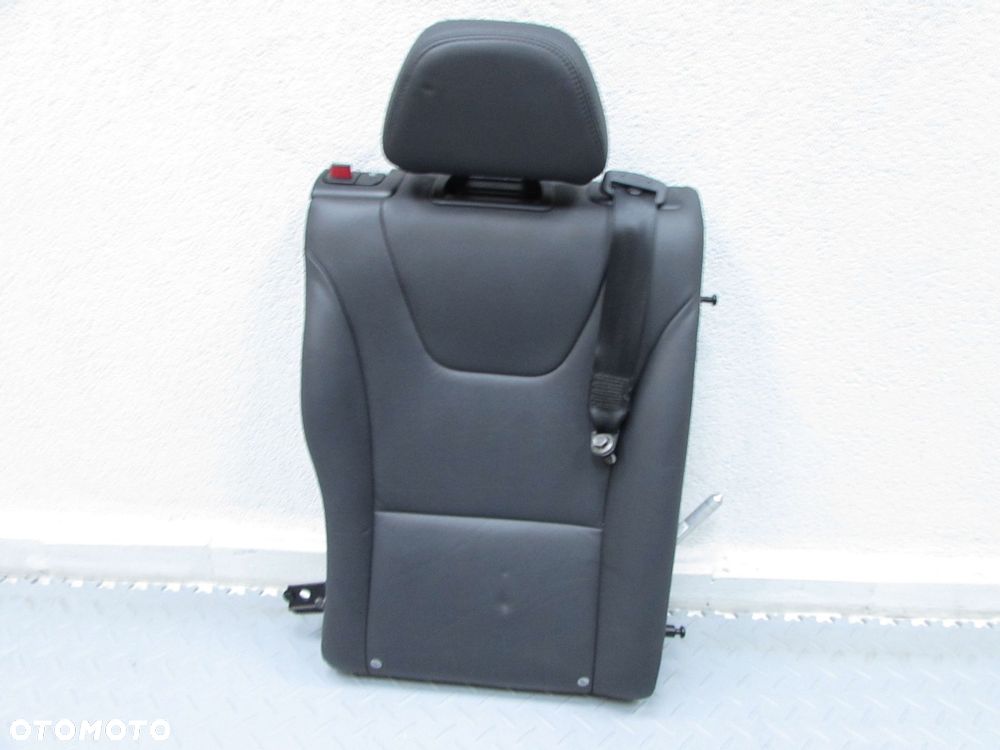 VOLVO V60 CROSS COUNTRY LIFT 13-17 FOTELE KANAPA SIEDZENIA GRZANE SKORA CZARNA KPL - 7