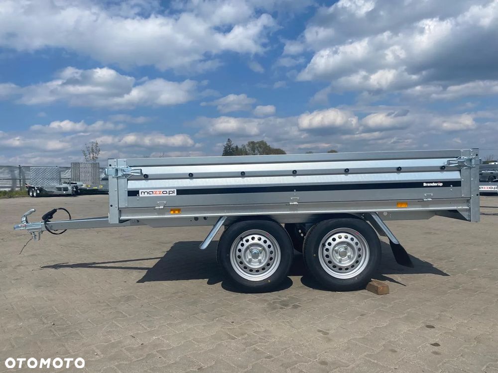 Brenderup Dostawa przyczepa platforma 2-osiowa 250x142x35cm DMC750kg koła pod spodem - 8