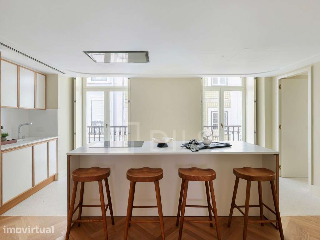 Apartamento T2 com varanda e vista rio, no Palácio Santa Clara - Grande imagem: 3/24