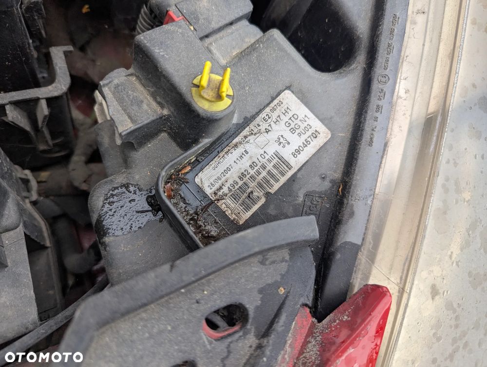 Peugeot 207 1.4 Benzyna LPG 2007 CZĘŚCI Kolor KKN - 10