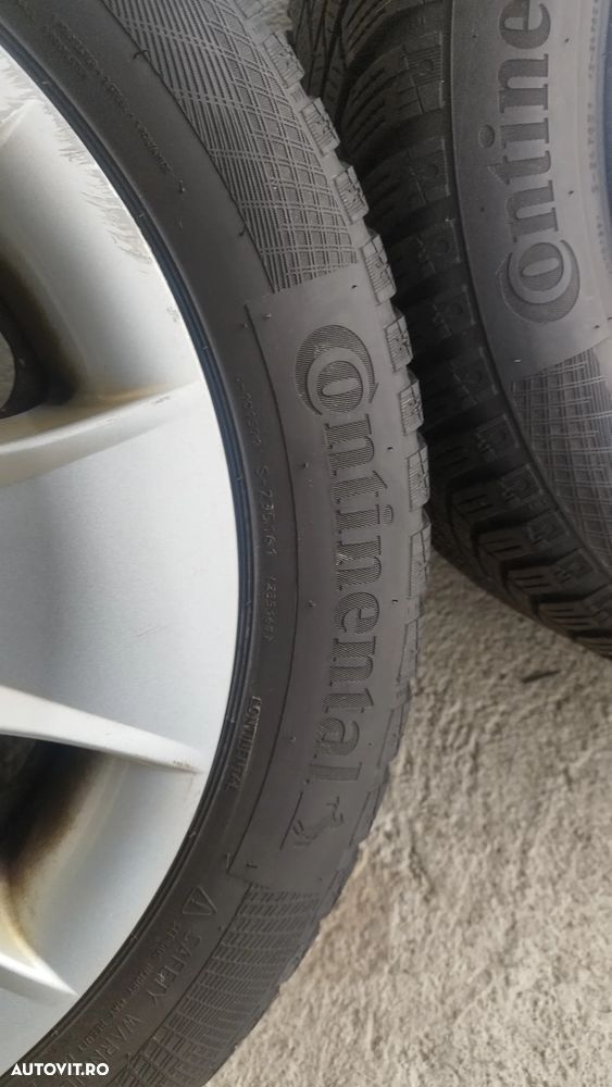 Set jante BMW de tabla cu capace si anvelope iarna 195/55/16 dedicate Seria 1 E81/87 - 7